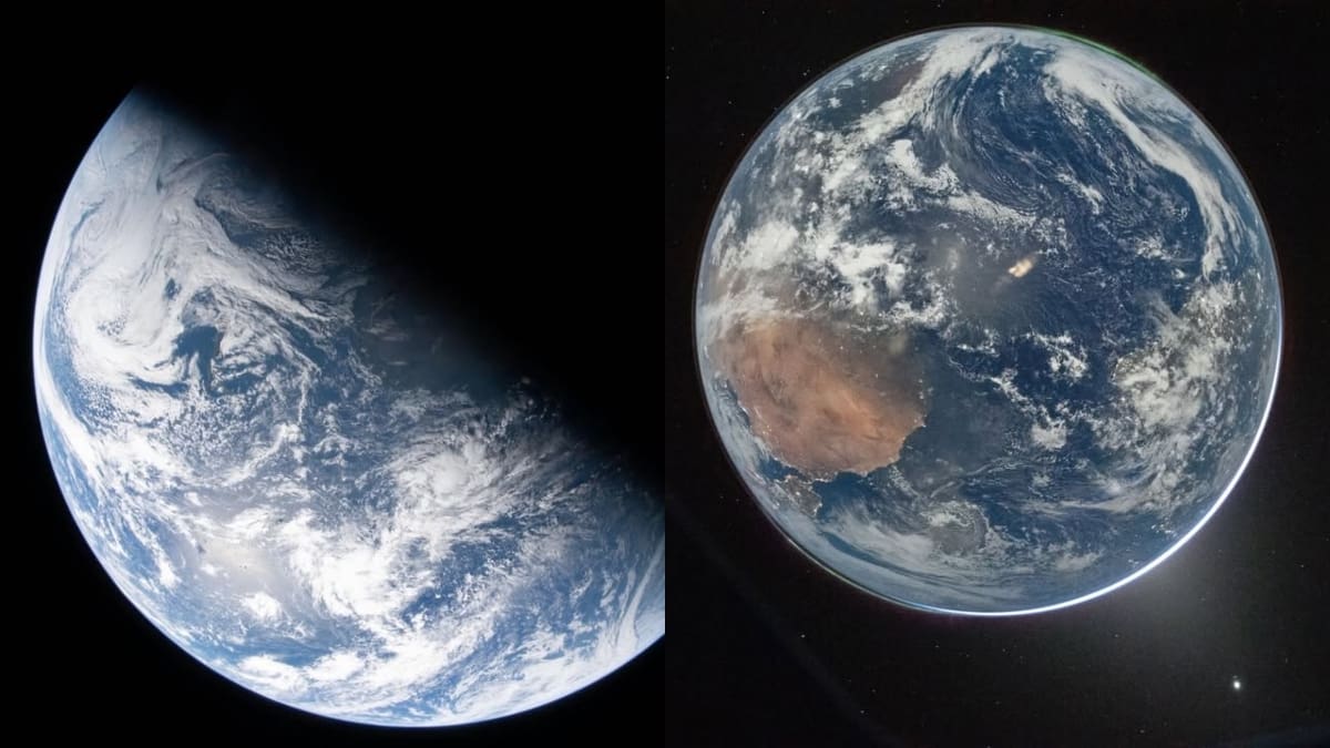 Desde auroras boreales hasta el planeta de noche: NASA libera fotos de la Tierra tomadas desde la misión Artemis II