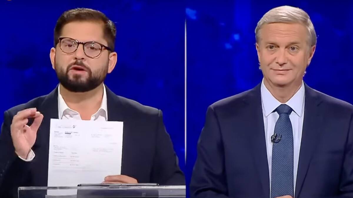 Debate Anatel: Boric mostró resultados de test de drogas a Kast
