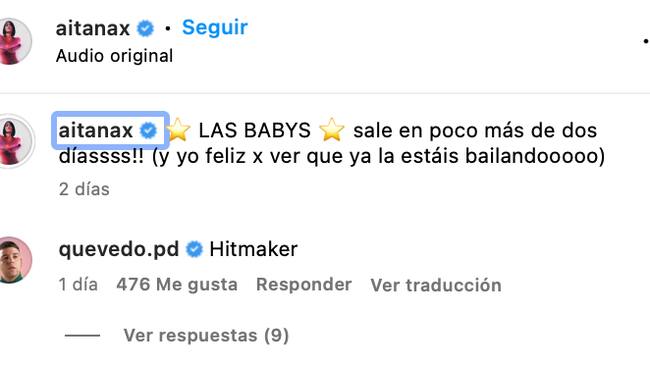 Fuente: Captura de pantalla de @aitanax