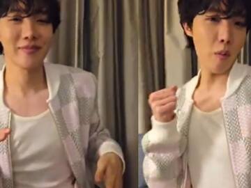 j-hope canta y baila al ritmo de “Despacito” en plena transmisión de Weverse
