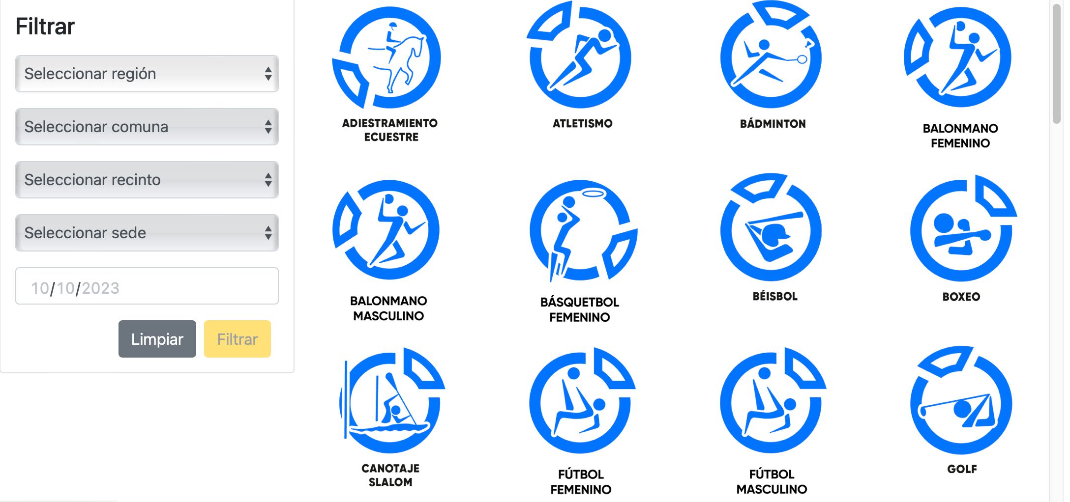 Sitio web de Puntoticket