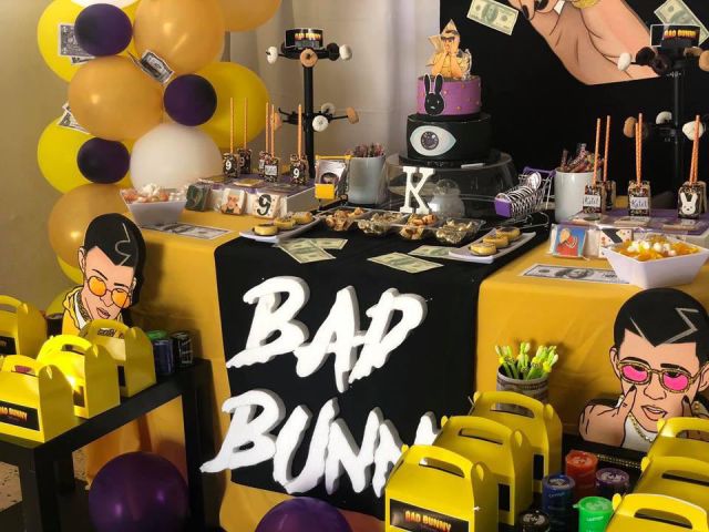  Niño celebró su cumpleaños con una fiesta temática de Bad Bunny! — LOS4  Chile