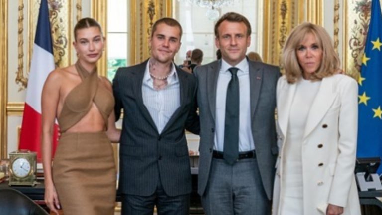 Justin Bieber Se Reunió En Francia Con El Presidente Emmanuel Macron
