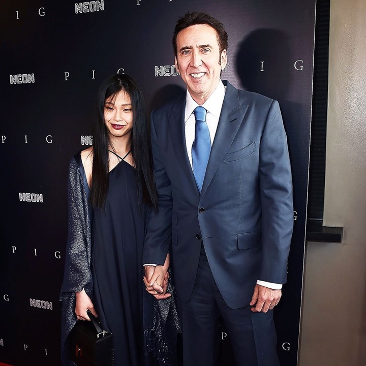 Nicolas Cage y su novia