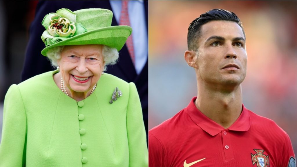 Primera Vez En La Historia_ Reina Isabel II Pide Un Autógrafo De Cristiano Ronaldo