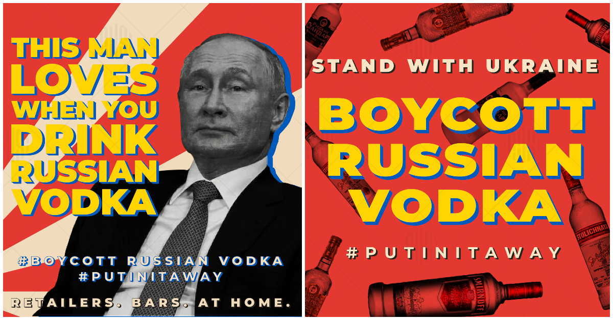 Vodka Ruso Boicot