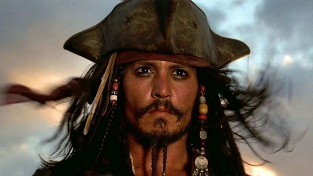Johnny Depp Como Jack Sparrow Piratas Del Caribe