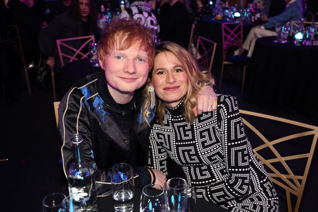 Ed Sheeran And Cherry Seaborn During The Brit Awards 2022 News Photo 1653307421