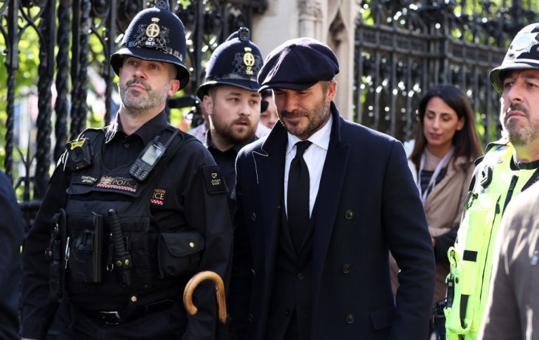 David Beckham esperó 13 horas en la fila del funeral de la Reina Isabel II