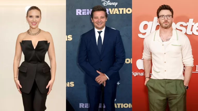 Scarlett Johansson, Jeremy Renner Y Chris Evans