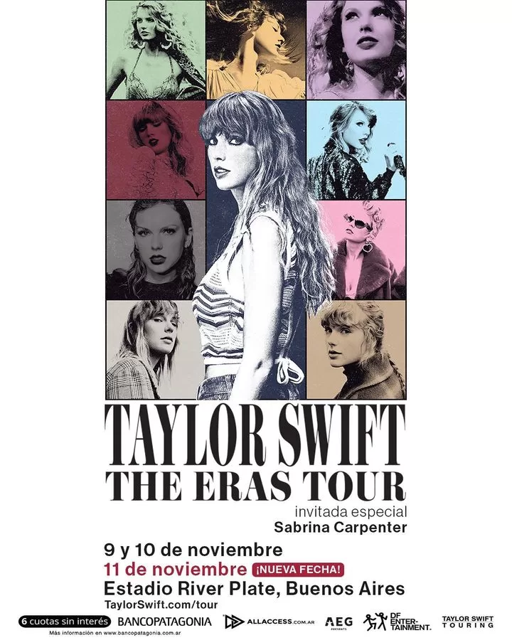 Nueva fecha de Taylor Swift en Argentina (Instagram @dfallaccess)